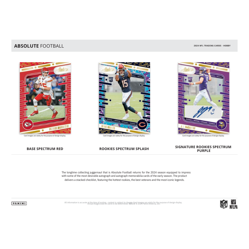 2024 Panini Absolute Football Hobby Box image 2