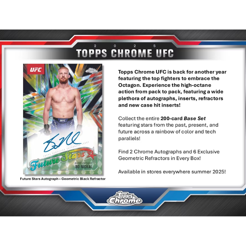 2025 Topps Chrome UFC Breaker’s Delight Box image 1