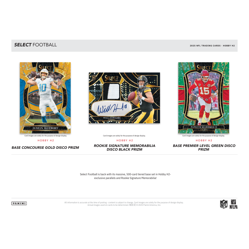 2025 Panini Select Football H2 Hybrid Box image 2