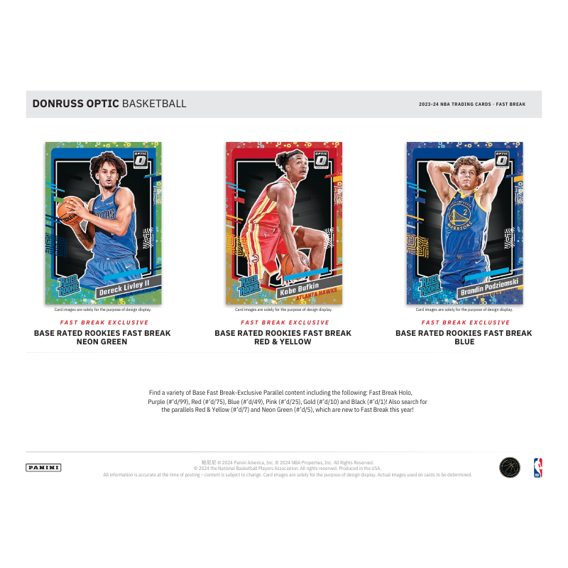 2023/24 Panini Donruss Optic Basketball Fast Break 20 Box Case image 3