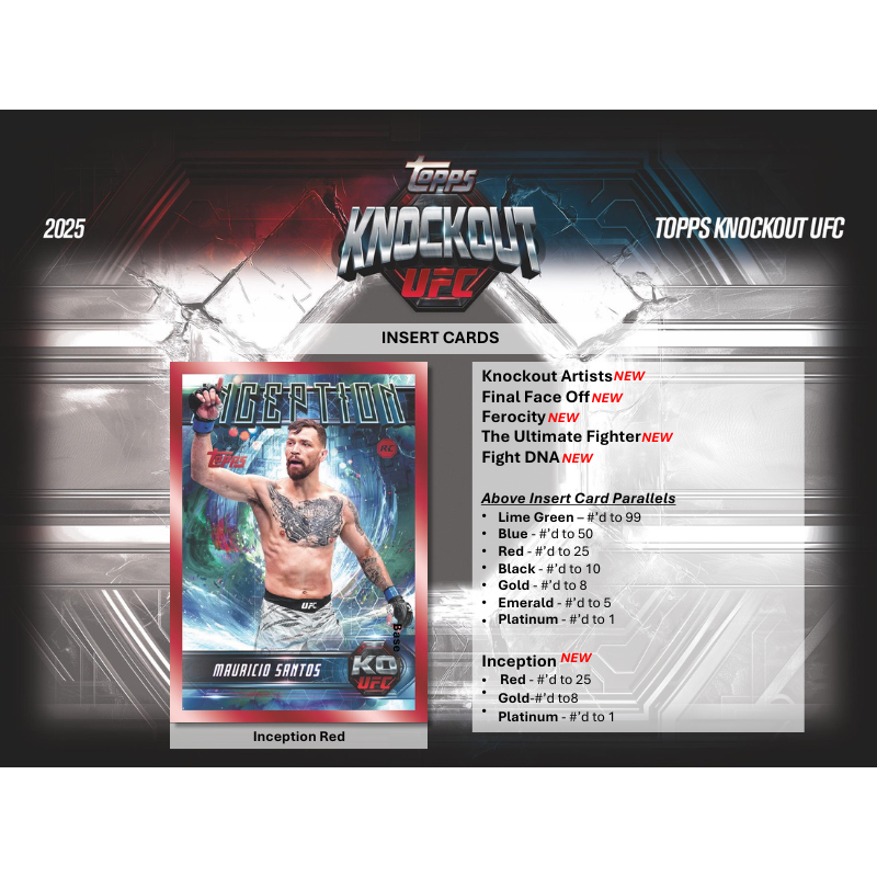 2025 Topps Knockout UFC Hobby Box image 3