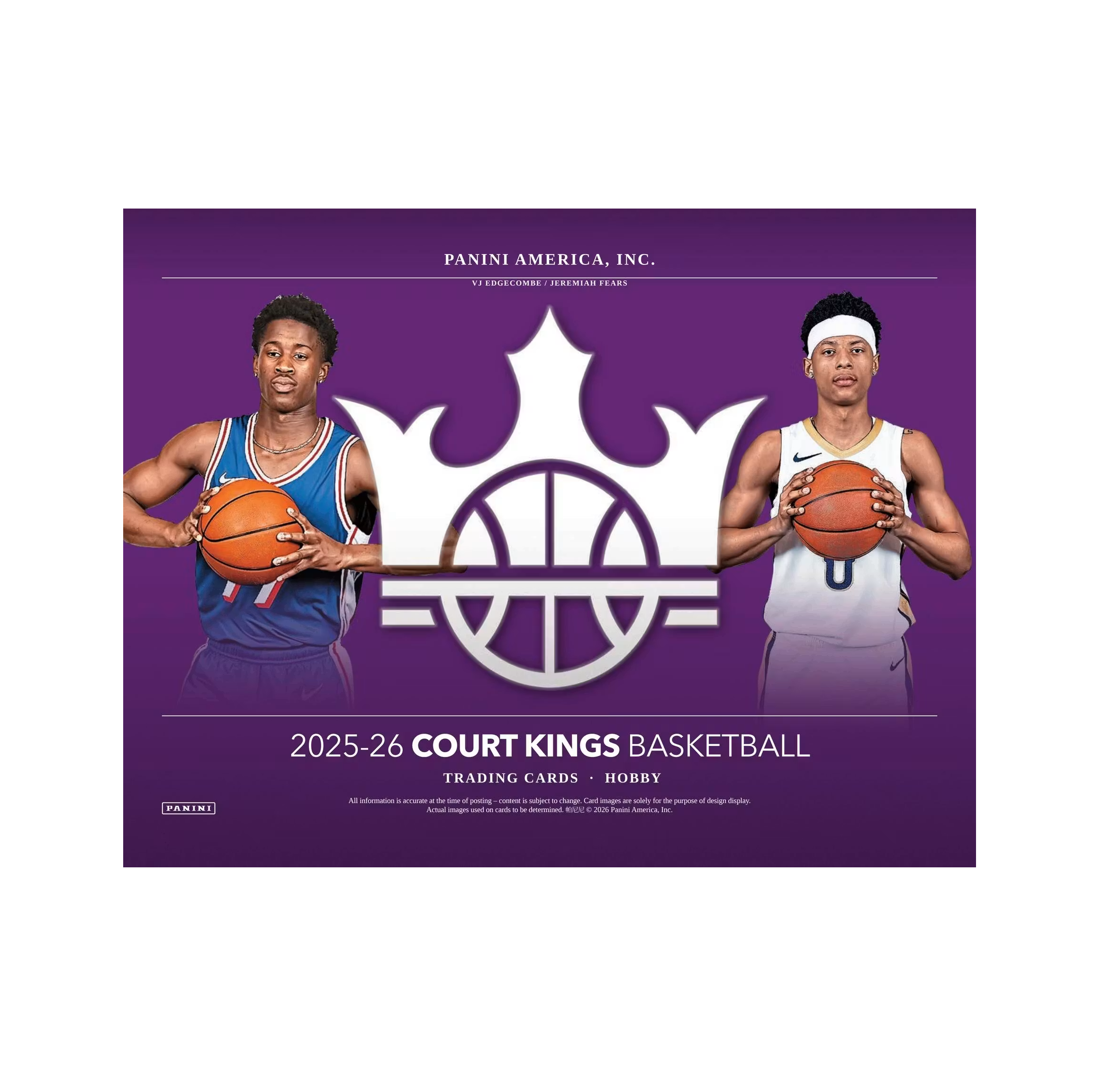 2025-26 Panini Court Kings Basketball Hobby 16-Box Case