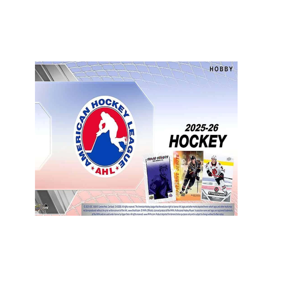 2025-26 Upper Deck AHL Hockey Hobby 16-Box Case