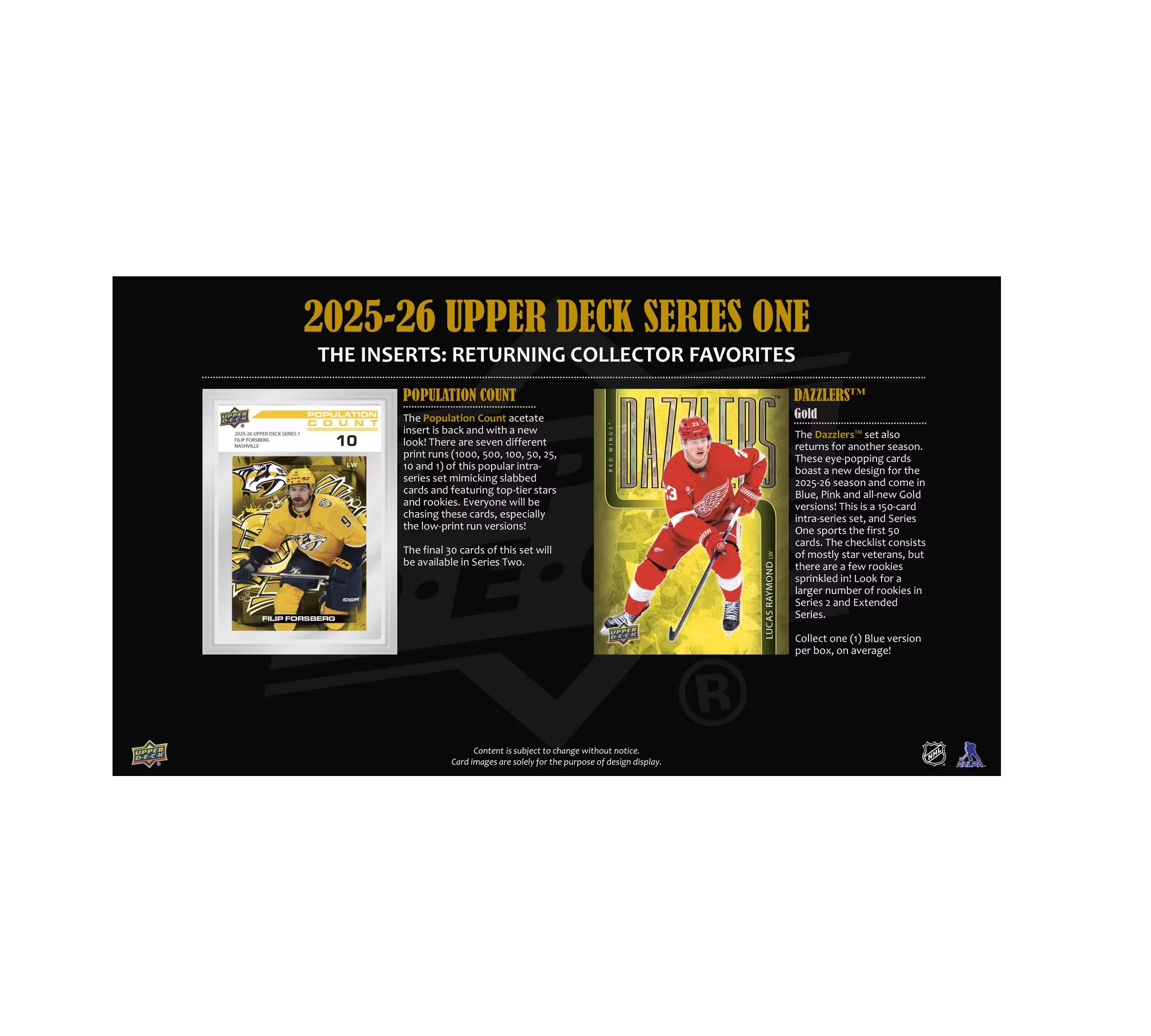 2025-26 Upper Deck Series 1 Hockey Hobby 12-Box Case