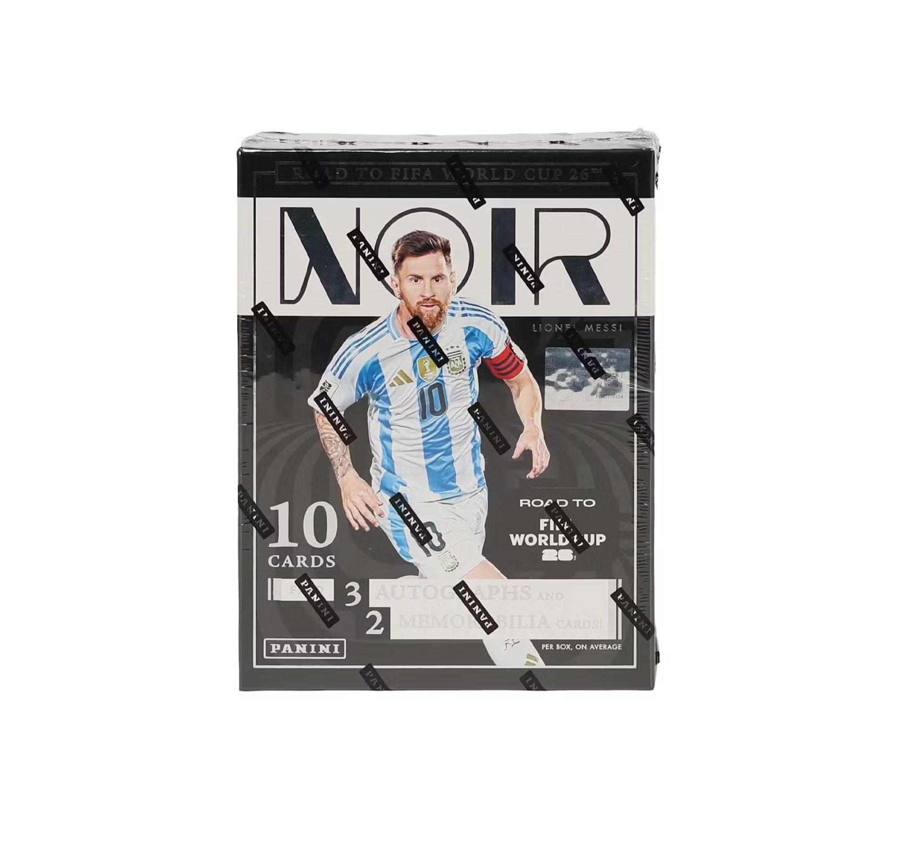 2025-26 Panini Noir Road to FIFA World Cup Soccer Hobby 3-Box Case