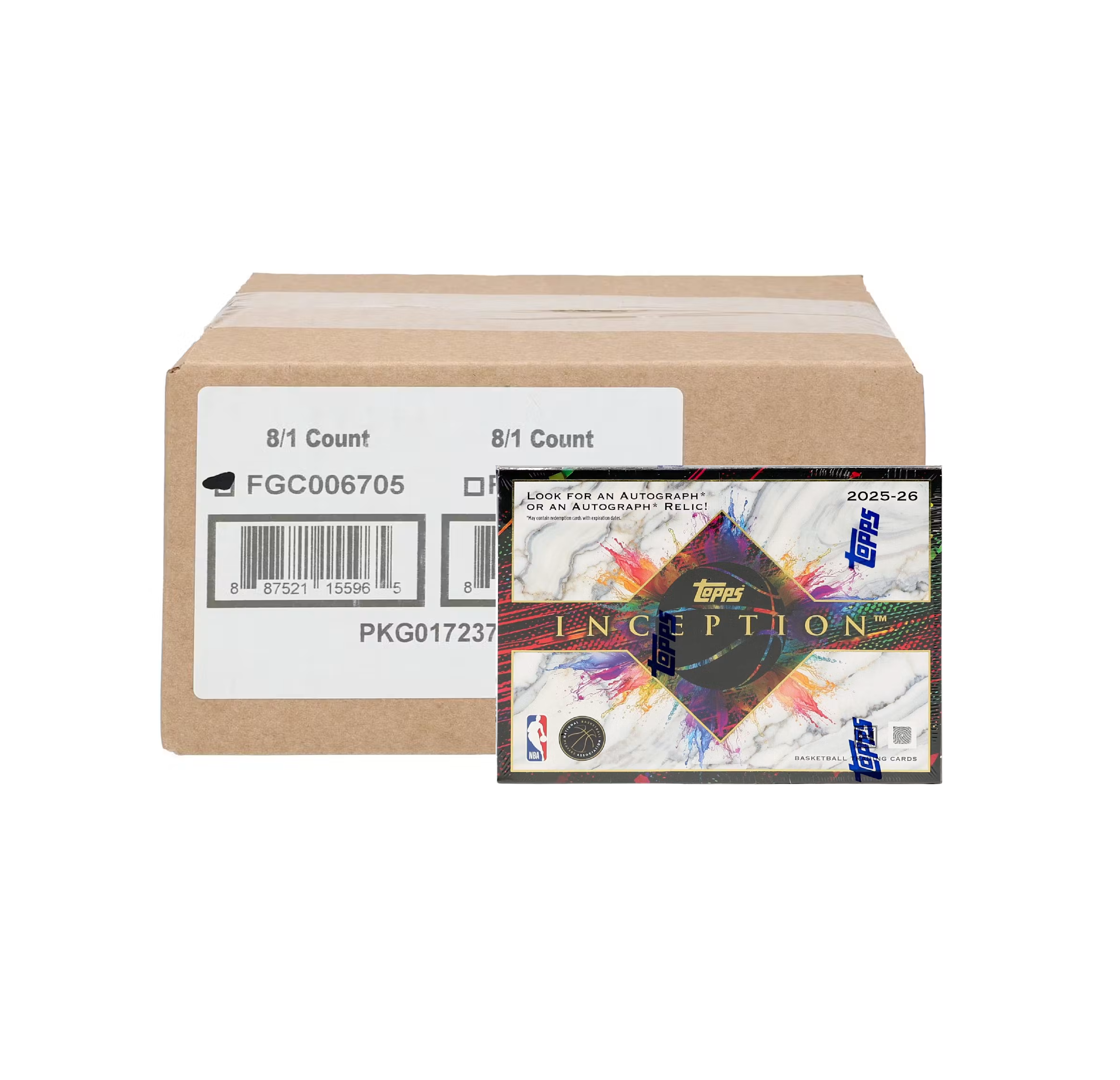 2025-26 Topps Inception Basketball Hobby 8-Box Case