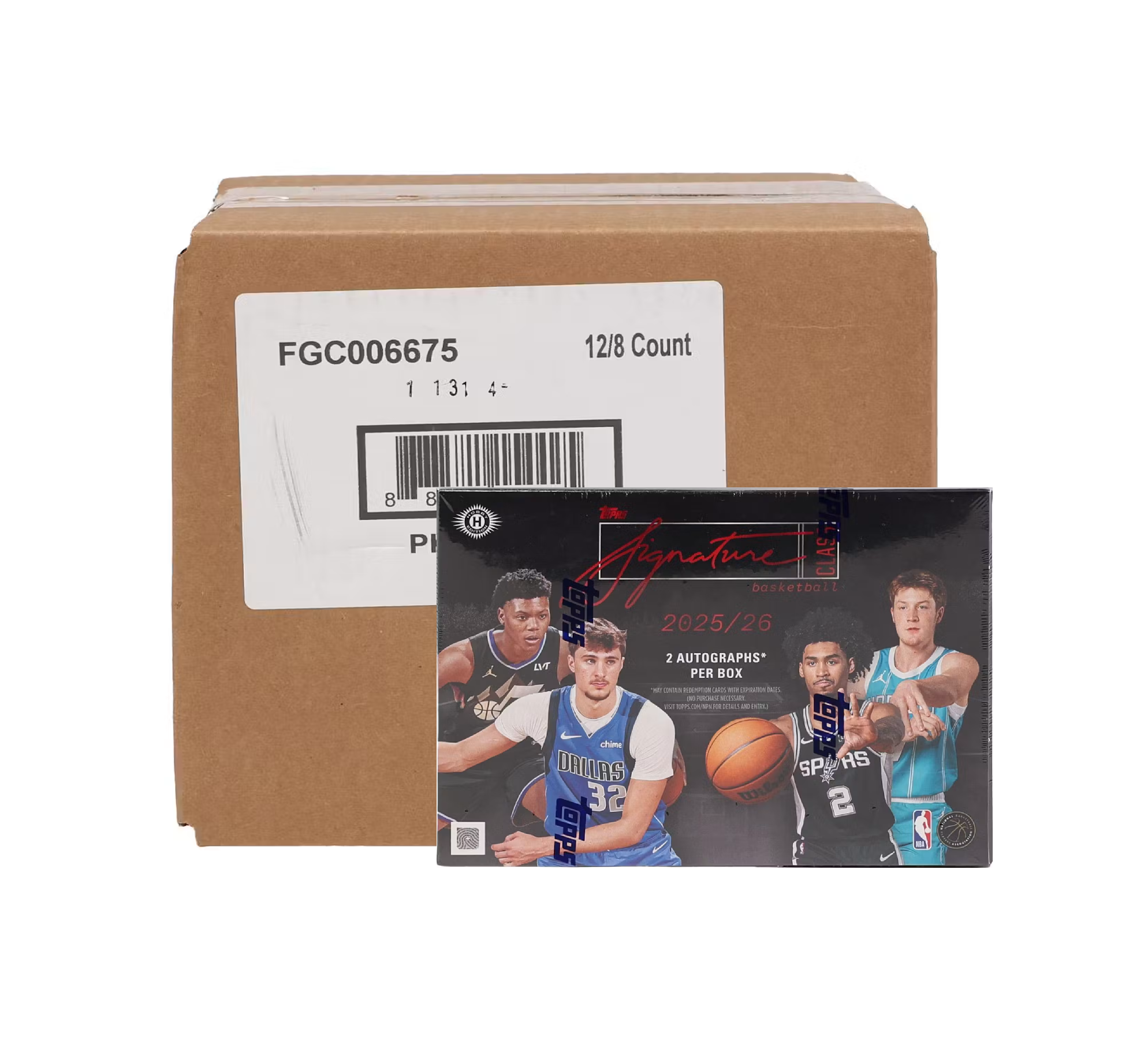 2025-26 Topps Signature Class Basketball Hobby 12-Box Case
