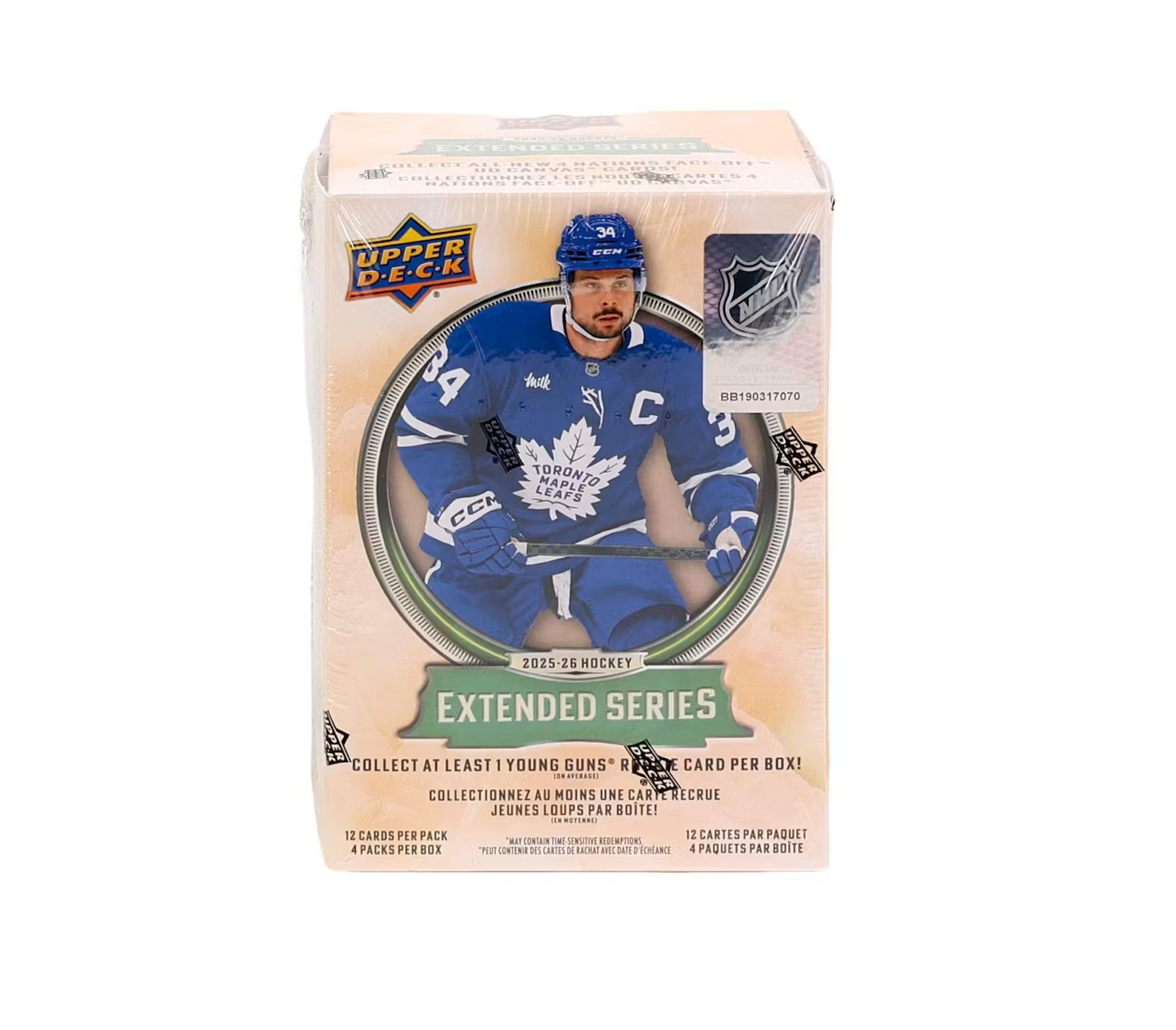 2025-26 Upper Deck Extended Series Hockey Blaster 20-Box Case