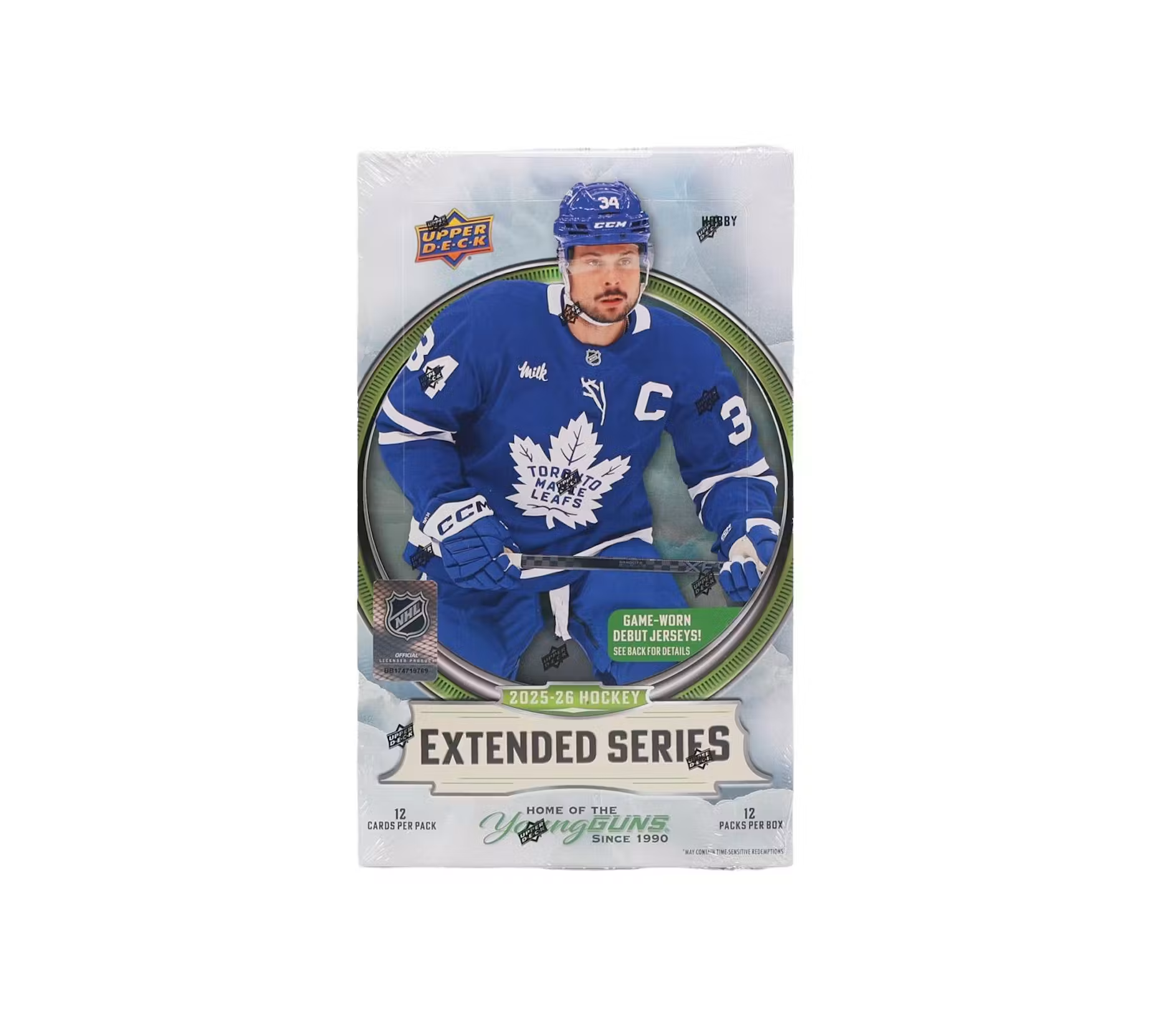2025-26 Upper Deck Extended Series Hockey Hobby 12-Box Case