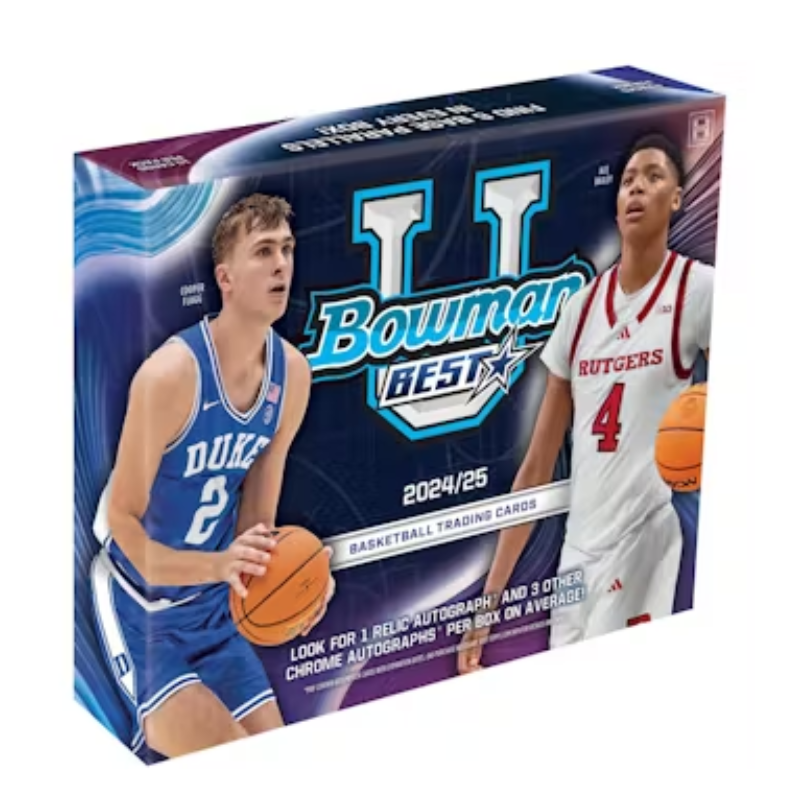 2024/25 Bowman University Best Basketball Hobby 12 Box Case image 0