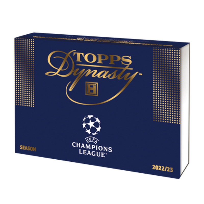 2022/23 Topps Dynasty UEFA Champion’s League Soccer Hobby 5 Box Case image 0