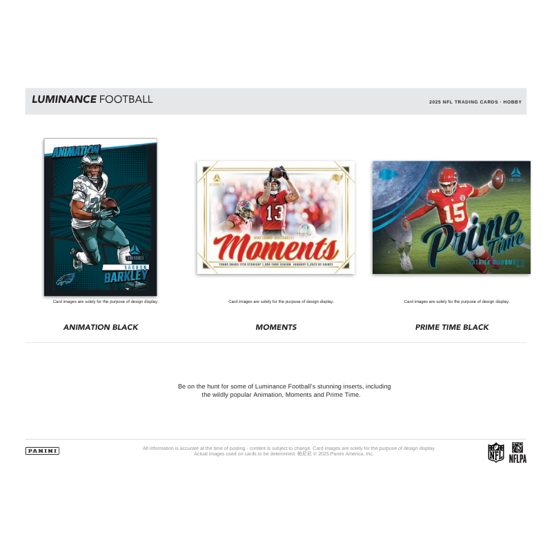 2025 Panini Luminance Football Hobby Box image 4