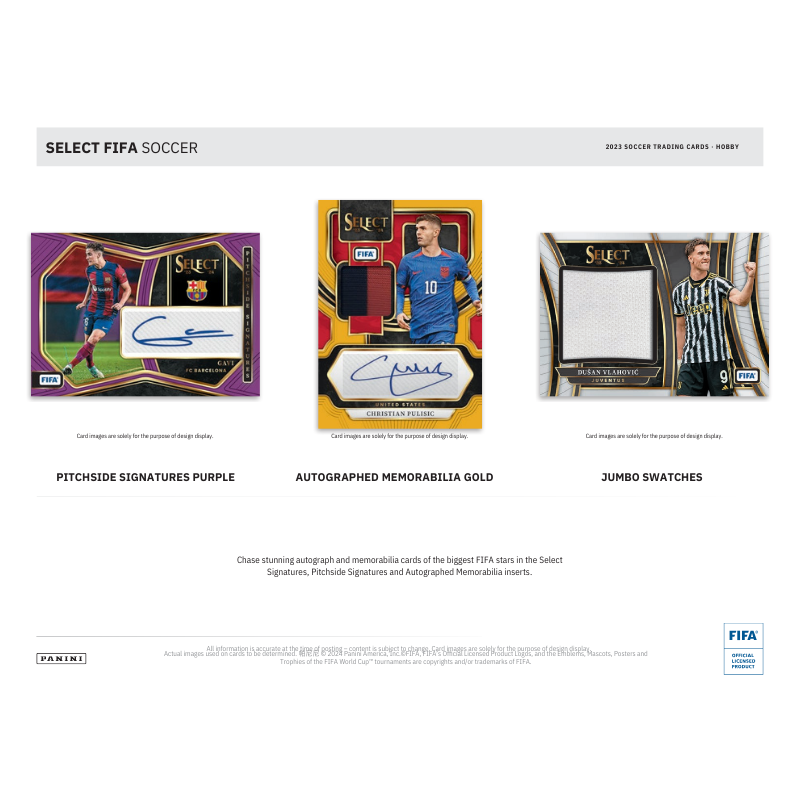 2023/24 Panini Select FIFA Soccer Hobby Box image 3