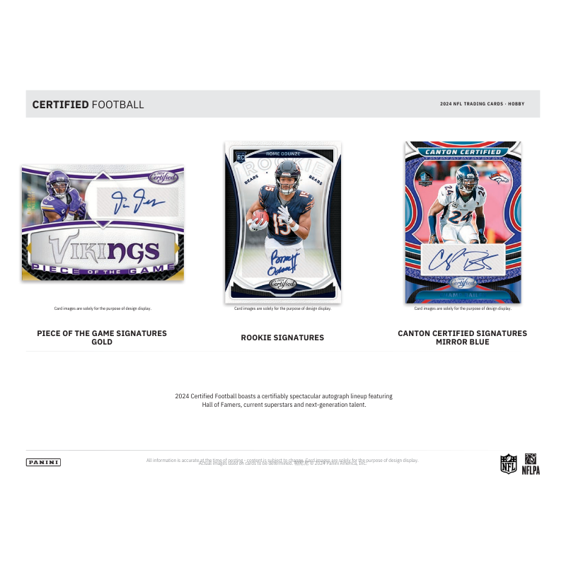 2024 Panini Certified Football Hobby Box image 3