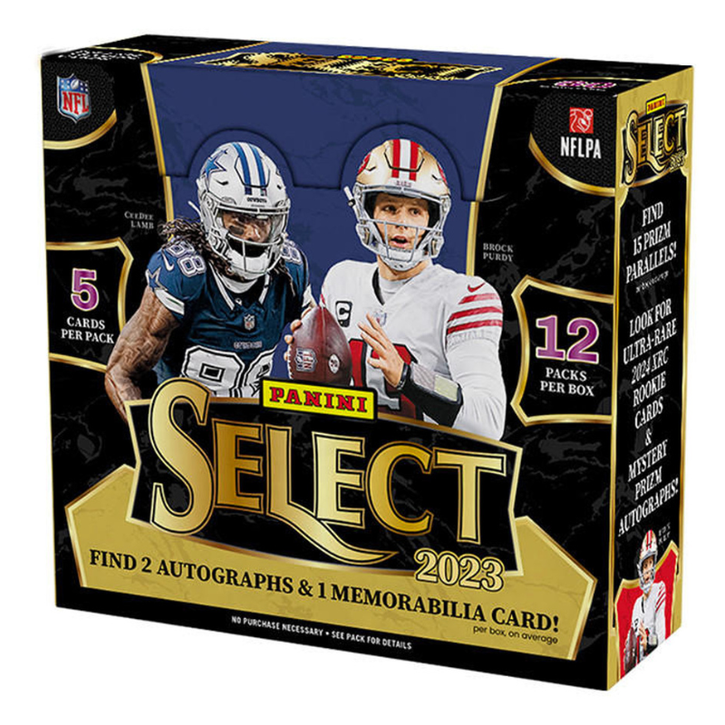 2023 Panini Select Football Hobby 12 Box Case image 0