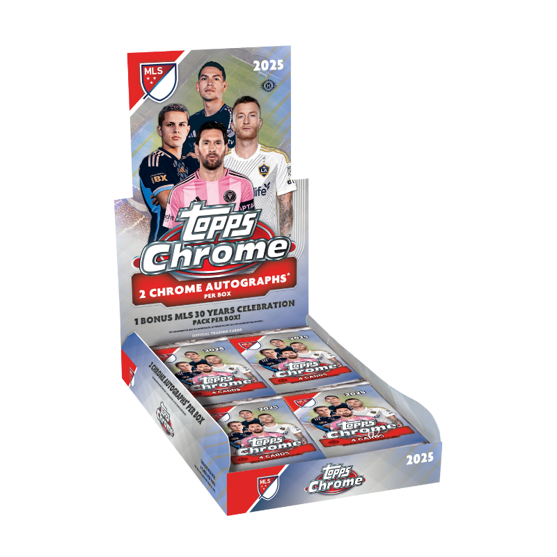 2025 Topps Chrome MLS Soccer Hobby Box image 0