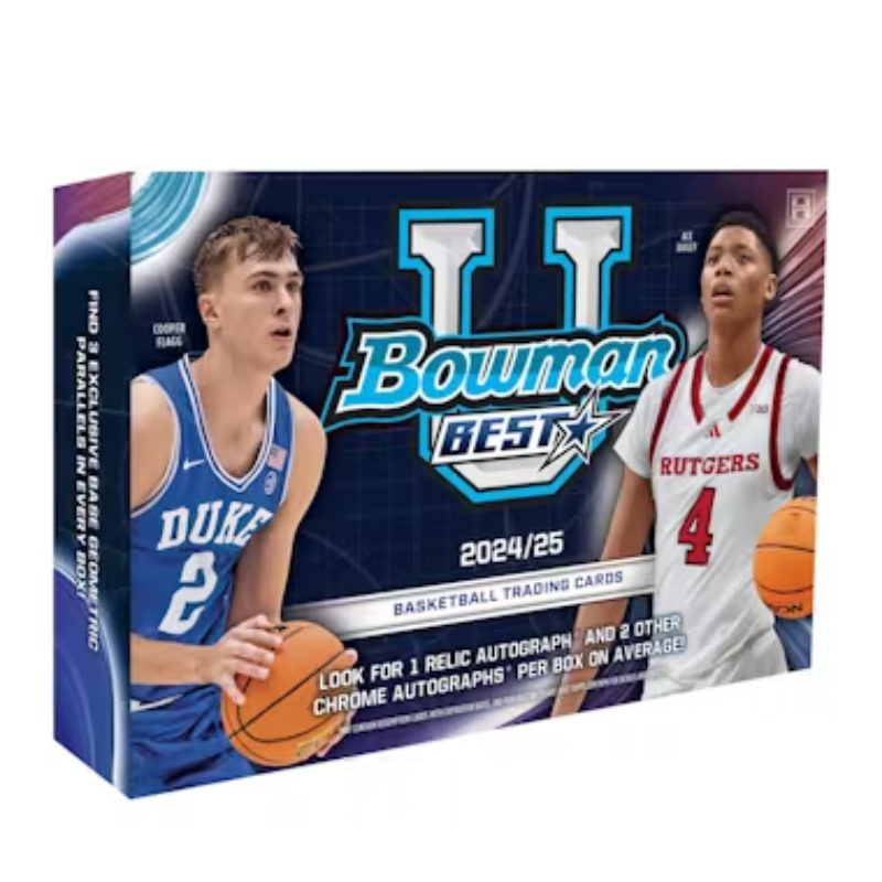 2024/25 Bowman University Best Basketball Breaker’s Delight Box image 0