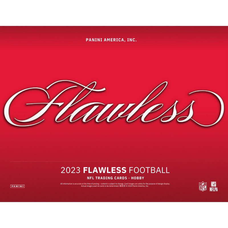 2023 Panini Flawless Football Hobby 2 Box Case image 1