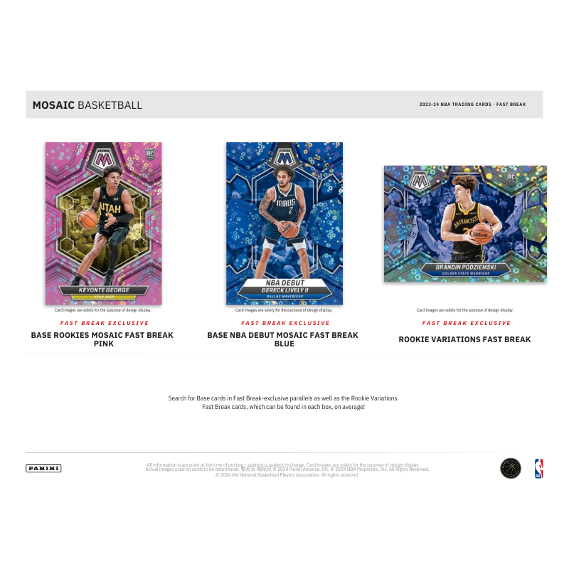 2023/24 Panini Mosaic Basketball Fast Break Box image 2