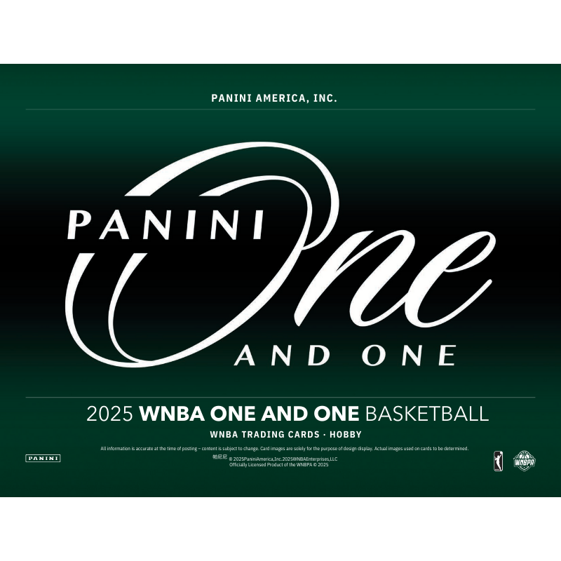 2025 Panini One and One WNBA Basketball Hobby Box image 1