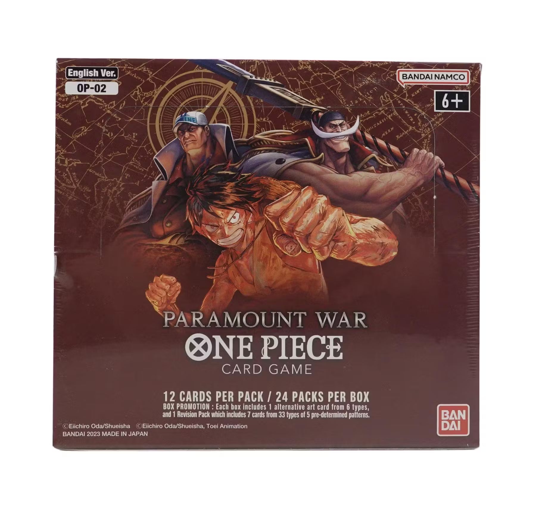 One Piece Paramount War (OP-02) Booster Box