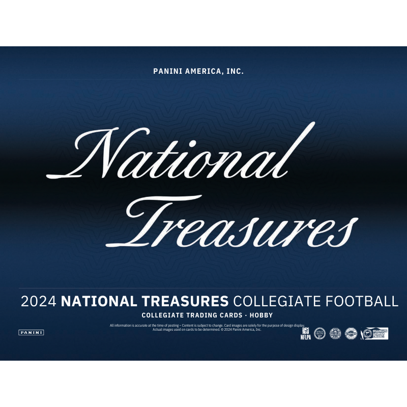 2024 Panini National Treasures Collegiate Football Hobby Box image 1