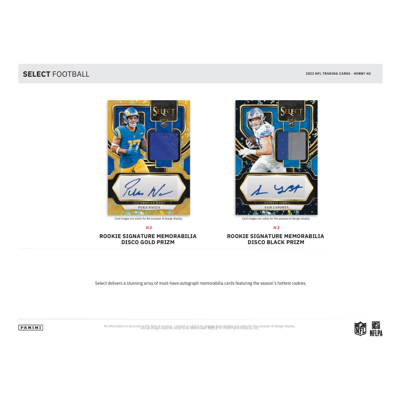 2023 Panini Select Football H2 Hybrid 20 Box Case image 3