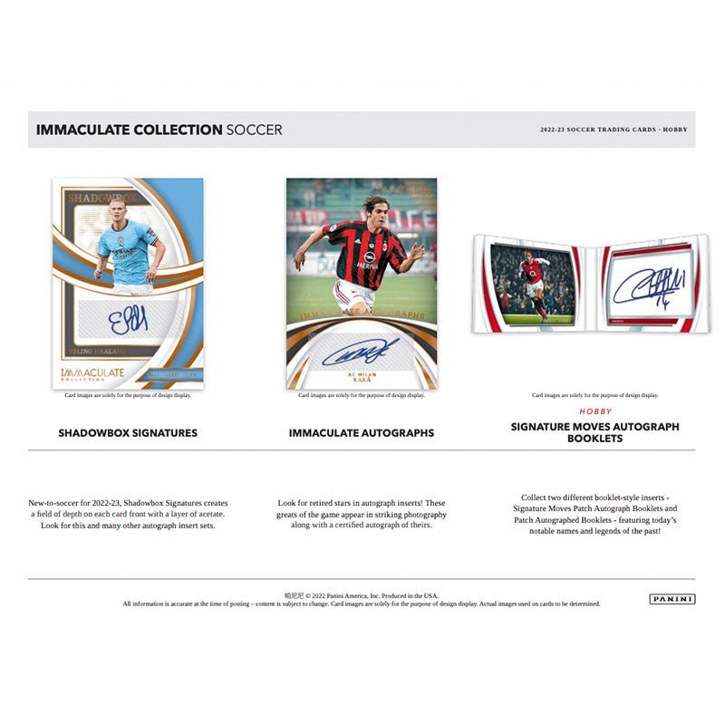 2022 Panini Immaculate Soccer Hobby 6 Box Case image 3