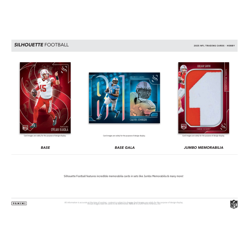 2025 Panini Silhouette Football Hobby 10 Box Case image 2