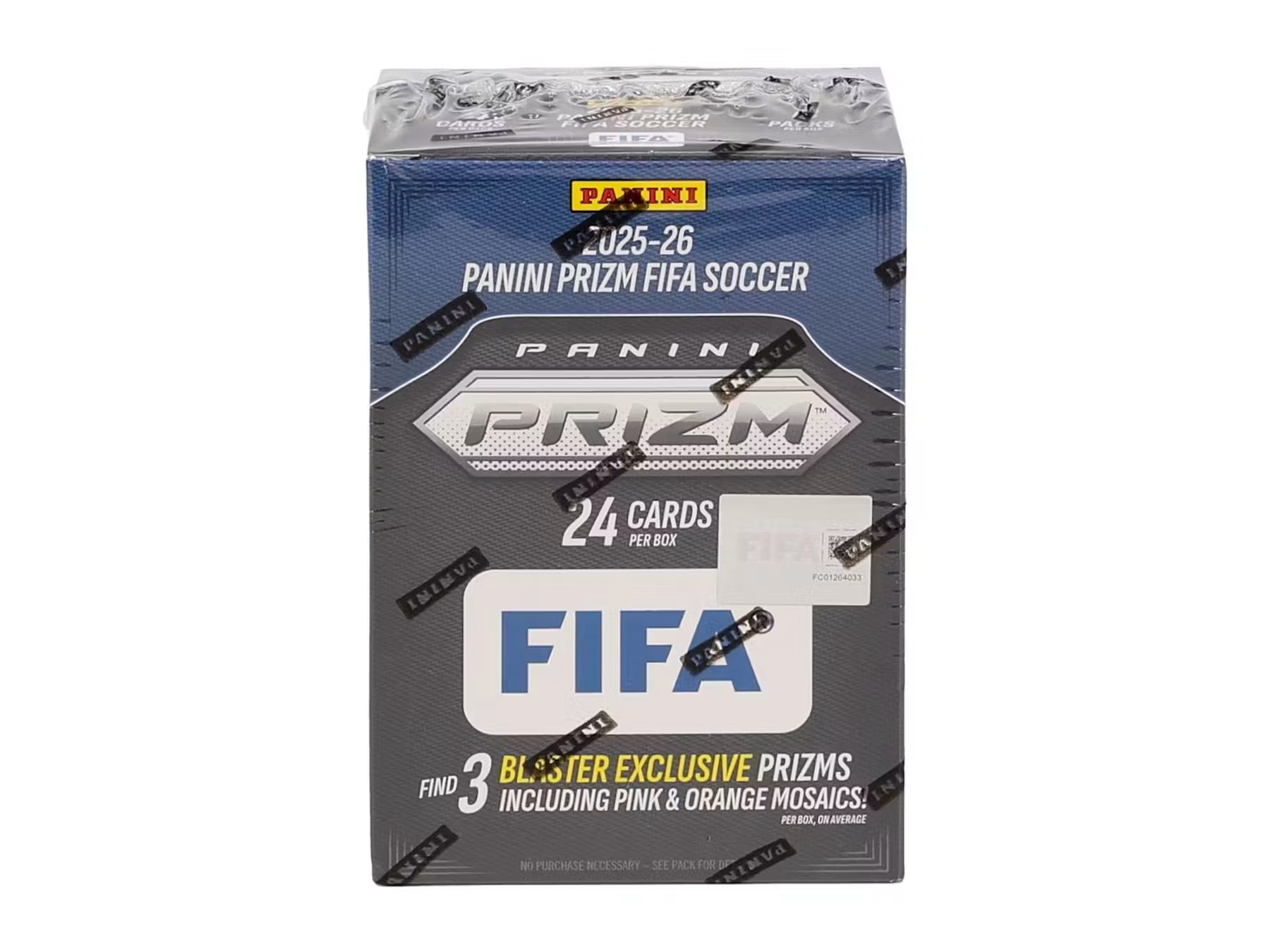 2025-26 Panini Prizm FIFA Soccer Blaster 20-Box Case (Pink & Orange Mosaics!)