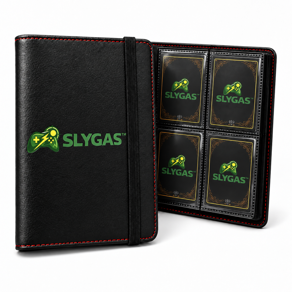 SLYGAS Pro-Flex 4-Pocket Trading Card Binder