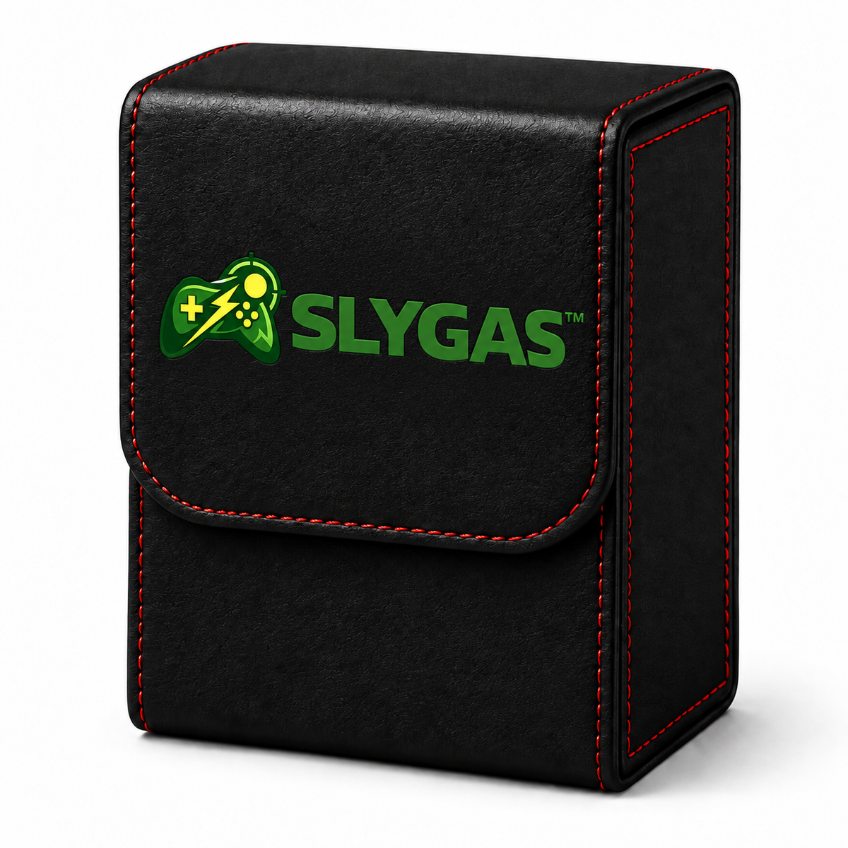 SLYGAS Vault Premium Leatherette Card Deck Box