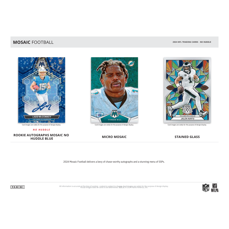 2024 Panini Mosaic Football No Huddle Box image 2