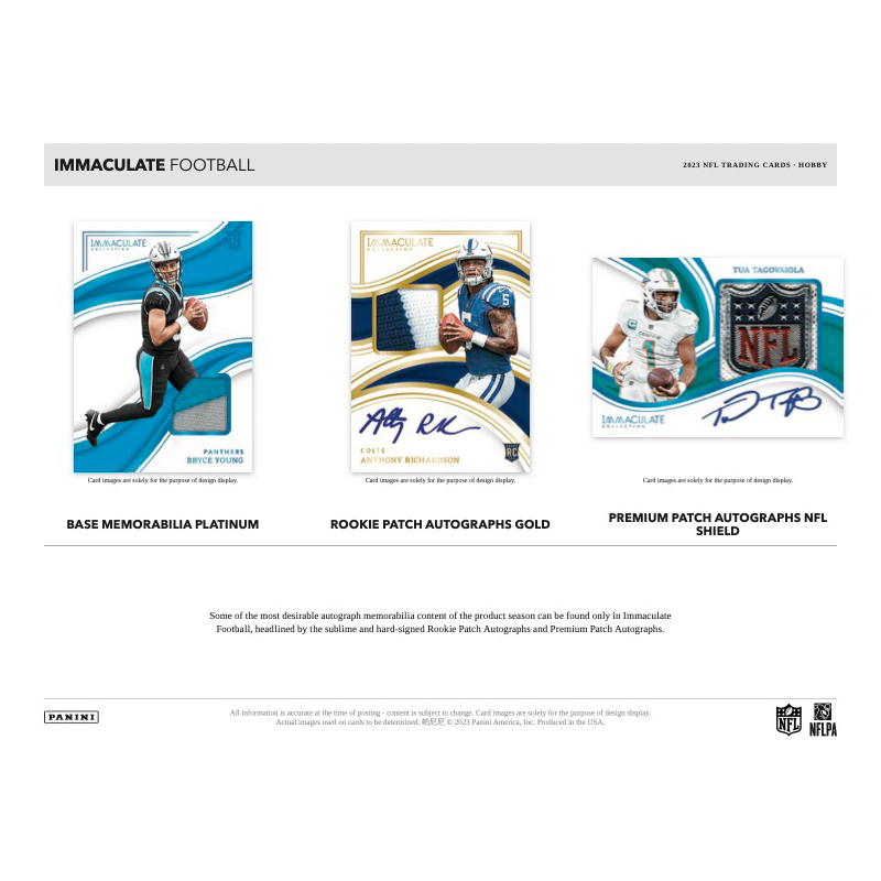 2023 Panini Immaculate Football Hobby 6 Box Case image 2