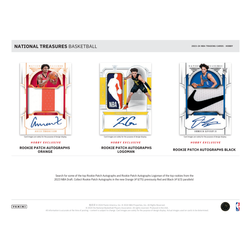 2023/24 Panini National Treasures Basketball Hobby Box image 2