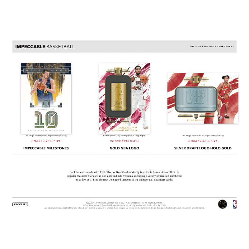 2023/24 Panini Impeccable Basketball Hobby 3 Box Case image 4