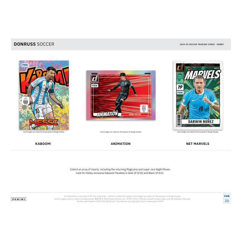 2024/25 Panini Donruss Soccer Hobby Box image 3