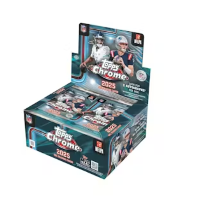 2025 Topps Chrome Football Jumbo Hobby 8 Box Case image 0