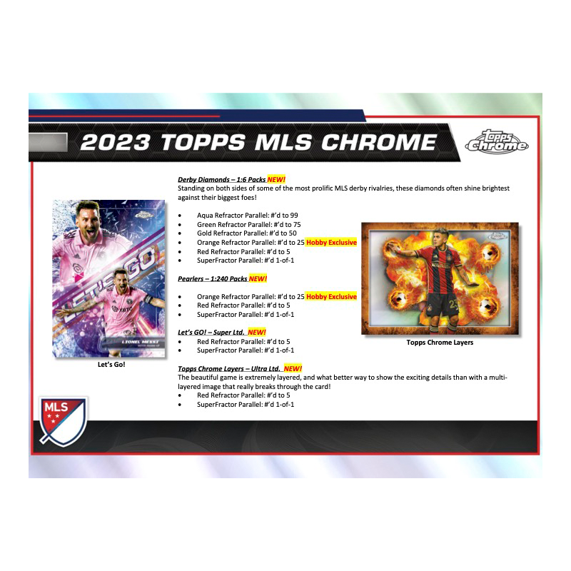 2023 Topps Chrome MLS Soccer Hobby 12 Box Case image 4