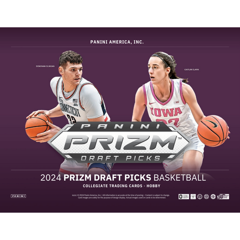 2024/25 Panini Prizm Draft Picks Collegiate Basketball Hobby 16 Box Case image 1