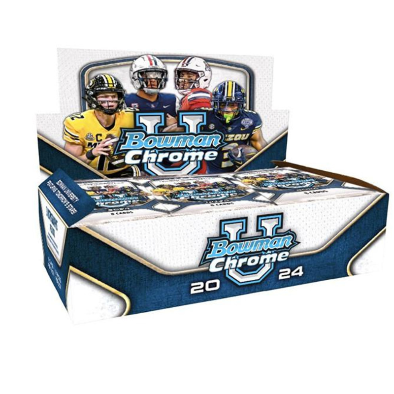 2024 Bowman University Chrome Football Jumbo Box image 0