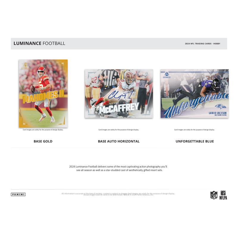 2024 Panini Luminance Football Hobby 12 Box Case image 2