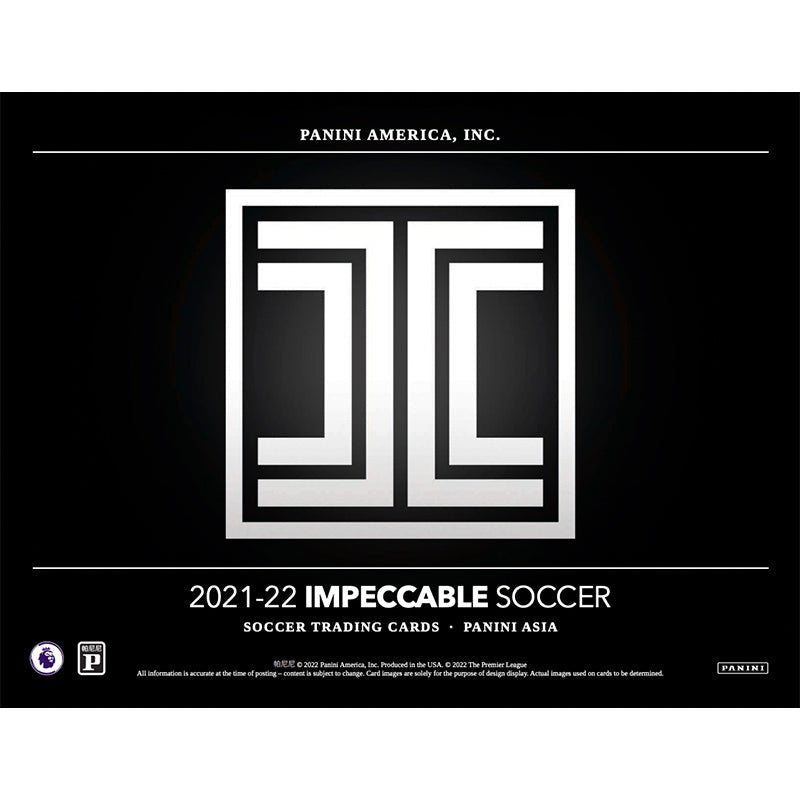2021/22 Panini Impeccable Soccer Asia Edition Hobby 3 Box Case image 1