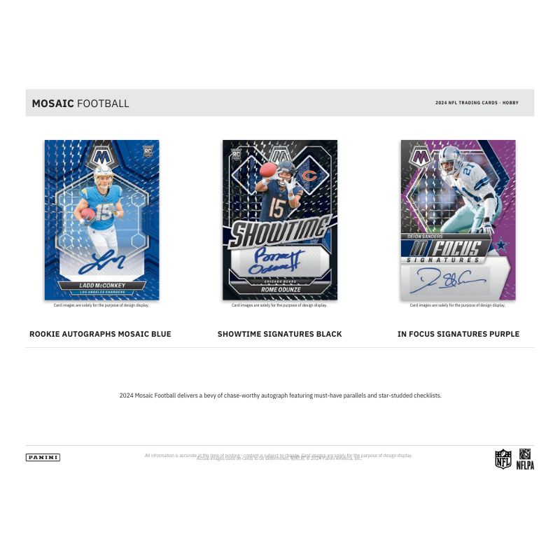2024 Panini Mosaic Football Hobby 12 Box Case image 2