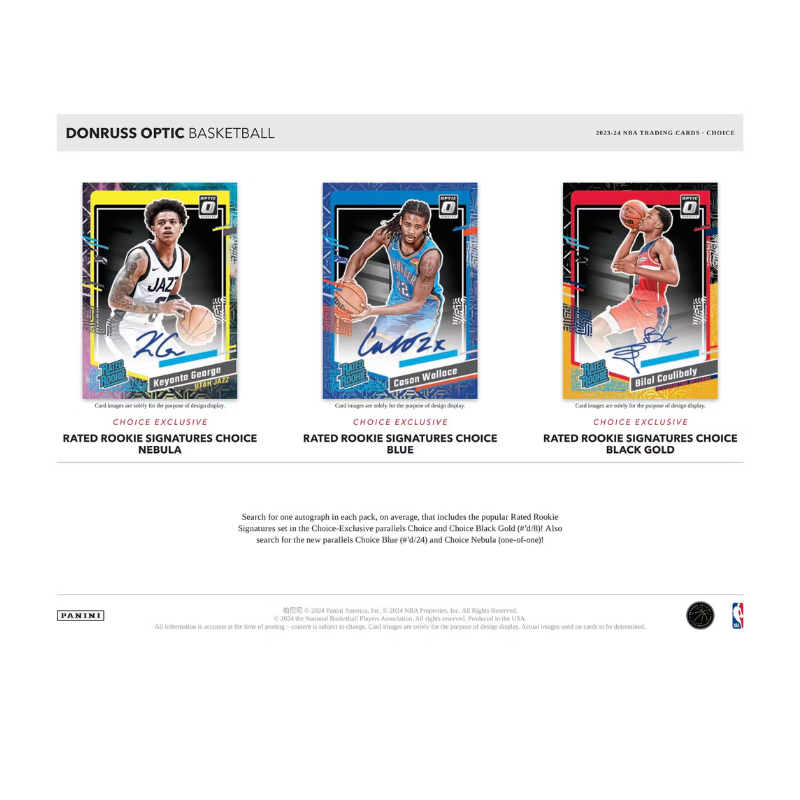 2023/24 Panini Donruss Optic Basketball Choice 20 Box Case image 2