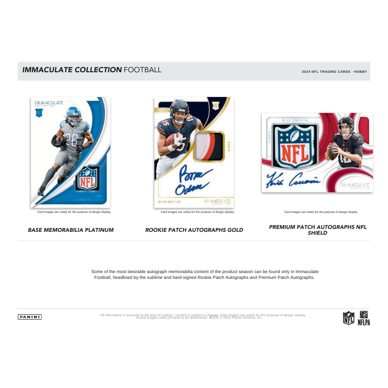 2024 Panini Immaculate Football Hobby 6 Box Case image 3