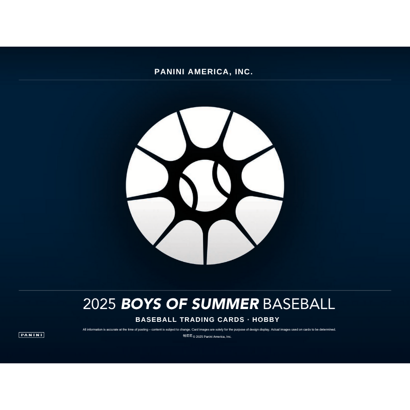 2025 Panini Boys of Summer Baseball Hobby 8 Box Case image 1