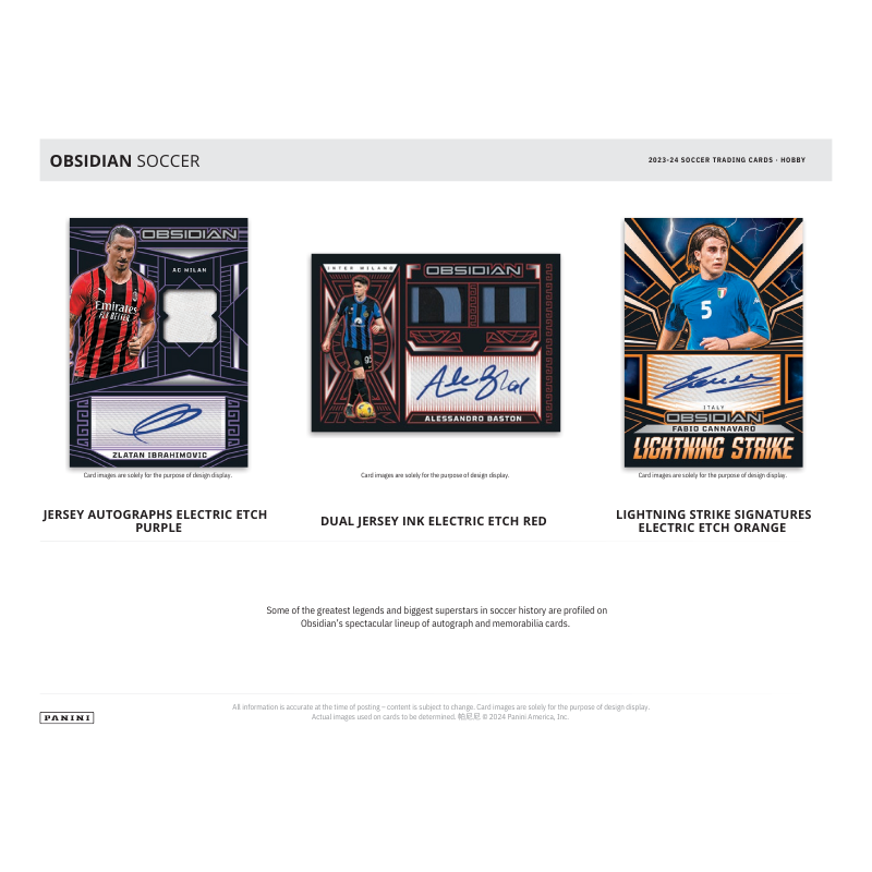 2023/24 Panini Obsidian Soccer Hobby Box image 4