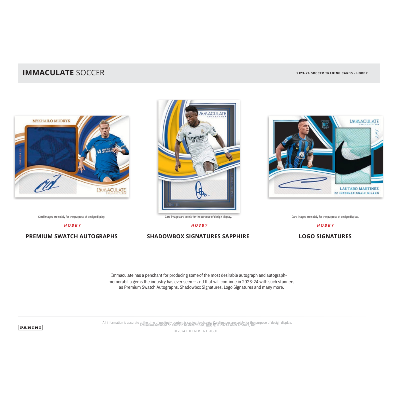 2024 Panini Immaculate Soccer Hobby Box image 3