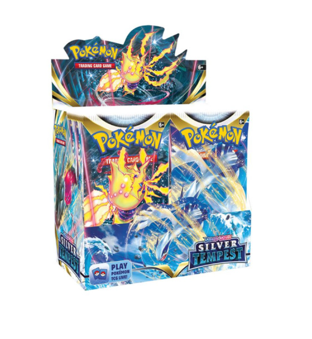 Pokemon Sword & Shield Silver Tempest Booster Box